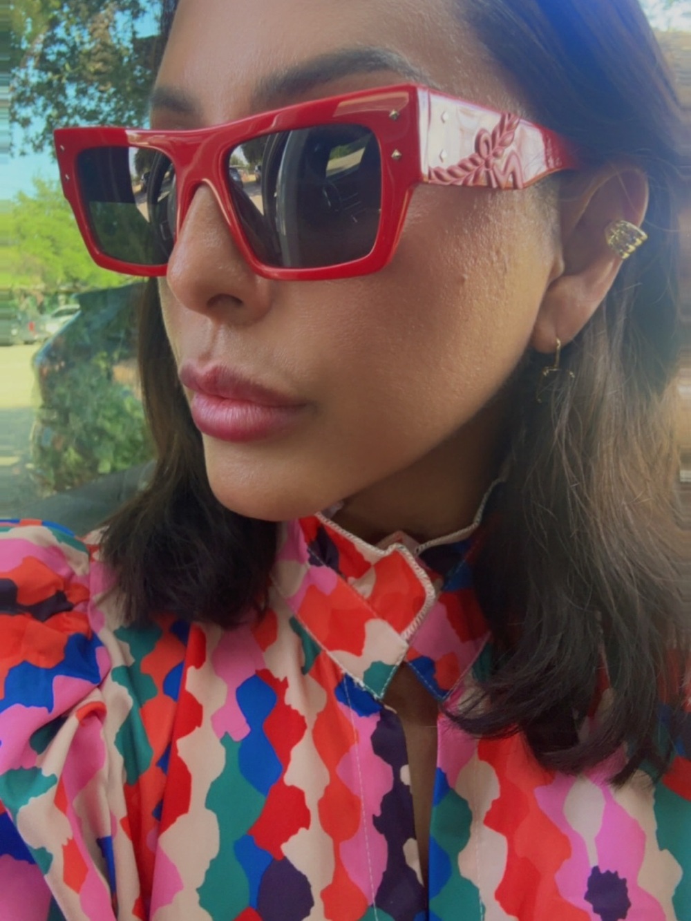 Authentic MCM Red Sunglasses – Unisex